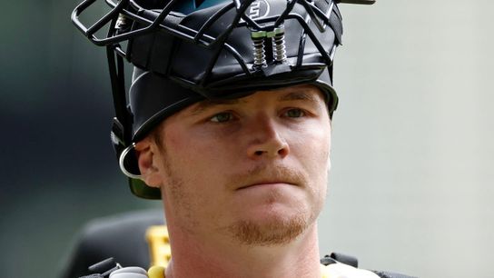 DK: Who's really the catcher? taken Seattle. Photo by GETTY