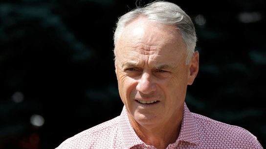 Manfred stresses need to 'deal with' MLB's system taken Atlanta. Photo by GETTY