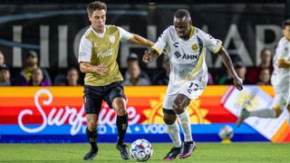 Hounds stumble at home, playoff chances take big hit after late Birmingham goal taken Highmark Stadium (Riverhounds). Photo by Riverhounds SC