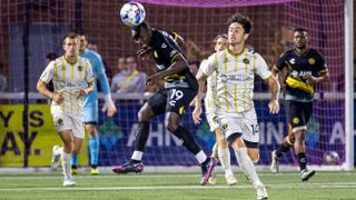 Strikes from Kizza, Mertz push Riverhounds to seventh in East taken Highmark Stadium (Riverhounds). Photo by Riverhounds SC